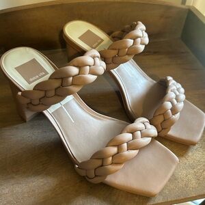 Dolce Vita Tan Braided Heels